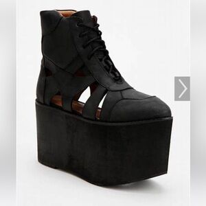 Jeffrey Campbell Stein Extreme High-Top Flatform-Sneaker